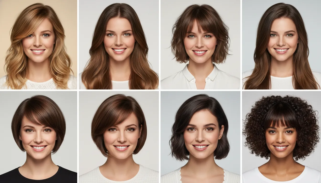 나에게 어울리는 헤어 스타일을 찾아 이미지를 변신하고 자신감을 높이는 얼굴형별 헤어스타일 추천