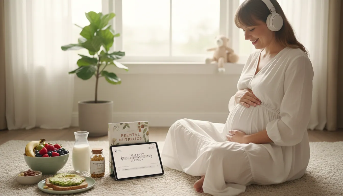 건강한 임신과 출산을 준비하는 예비 엄마들을 위한 필수 영양 가이드와 태교에 좋은 편안한 음악 리스트