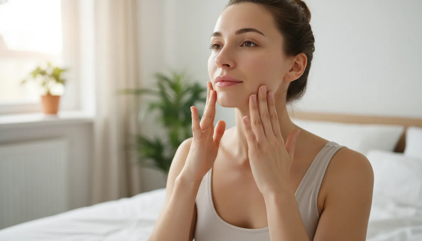 매일 아침 10분 투자로 붓기를 빼고 V라인 얼굴을 만드는 림프 마사지와 안색을 밝히는 페이스 요가