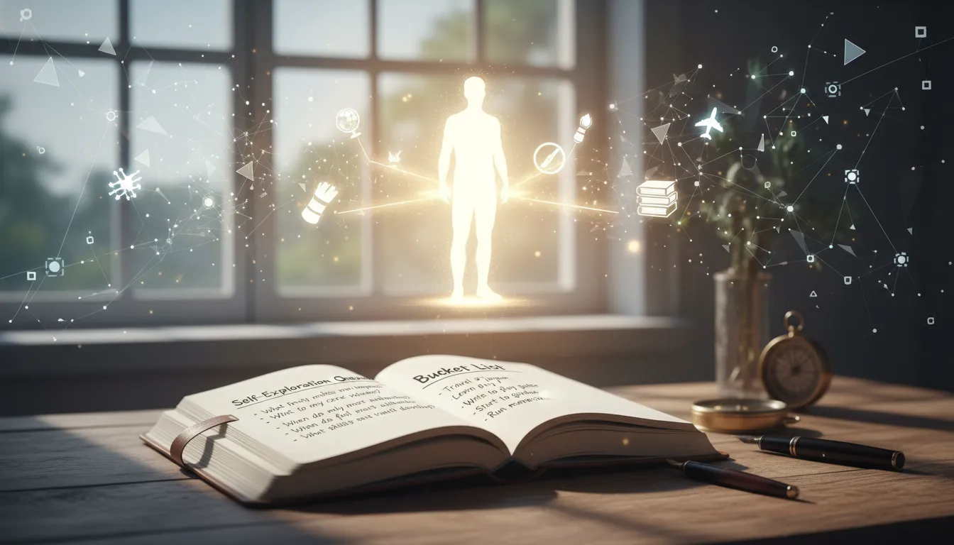 나도 몰랐던 나의 잠재력을 발견하고 새로운 가능성을 열어주는 자기 탐색 질문지와 버킷리스트 작성