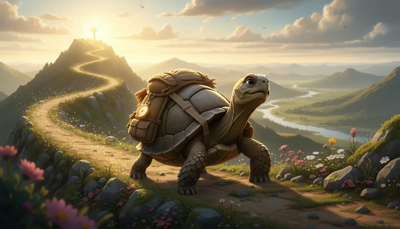 나만의 속도로 천천히 가더라도 결국 목표를 이뤄내는 거북이형 인간의 성공 방식과 끈기 있는 태도