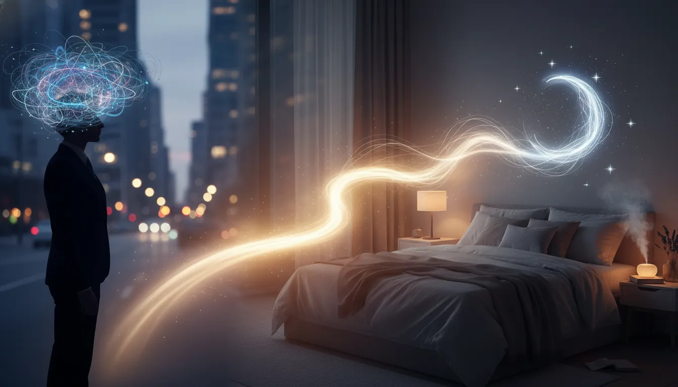 복잡한 머릿속을 맑게 비워주는 퇴근길 명상 가이드와 불면증 없이 깊은 잠에 들게 도와주는 수면 환경 조성법