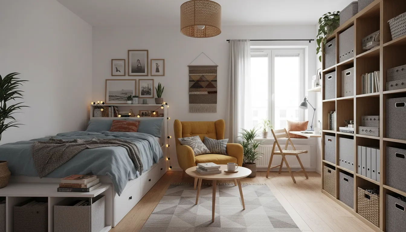 나만의 개성 있는 공간을 꾸미며 삶의 질을 높이는 1인 가구 인테리어 팁과 좁은 집을 넓게 쓰는 정리 수납