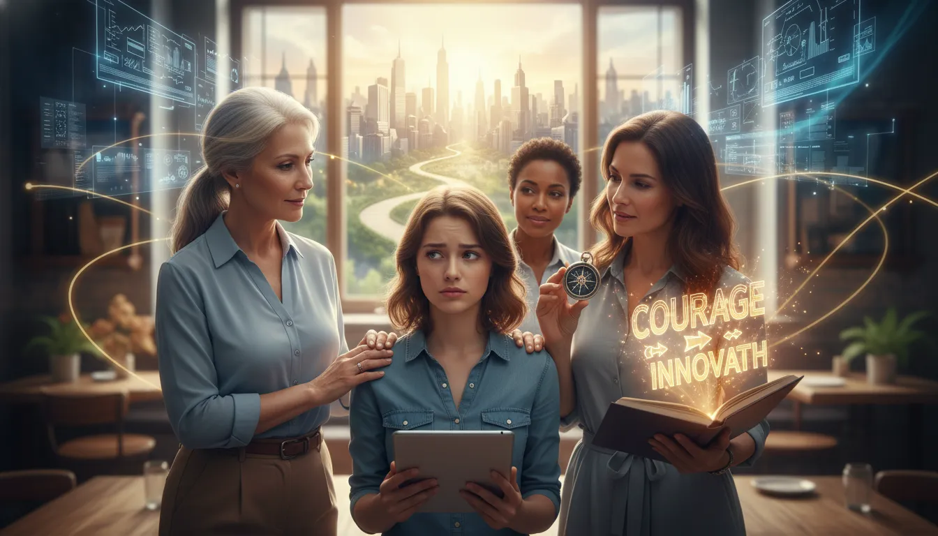 새로운 분야에 도전하고 싶지만 두려움이 앞서는 여성들에게 용기를 주는 멘토들의 조언과 동기부여 명언 모음