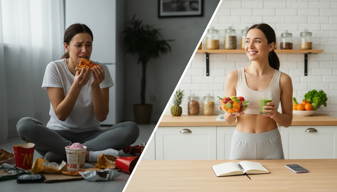 감당하기 힘든 스트레스로 폭식하는 습관을 고치고 음식에 대한 강박에서 벗어나는 식습관 개선 솔루션