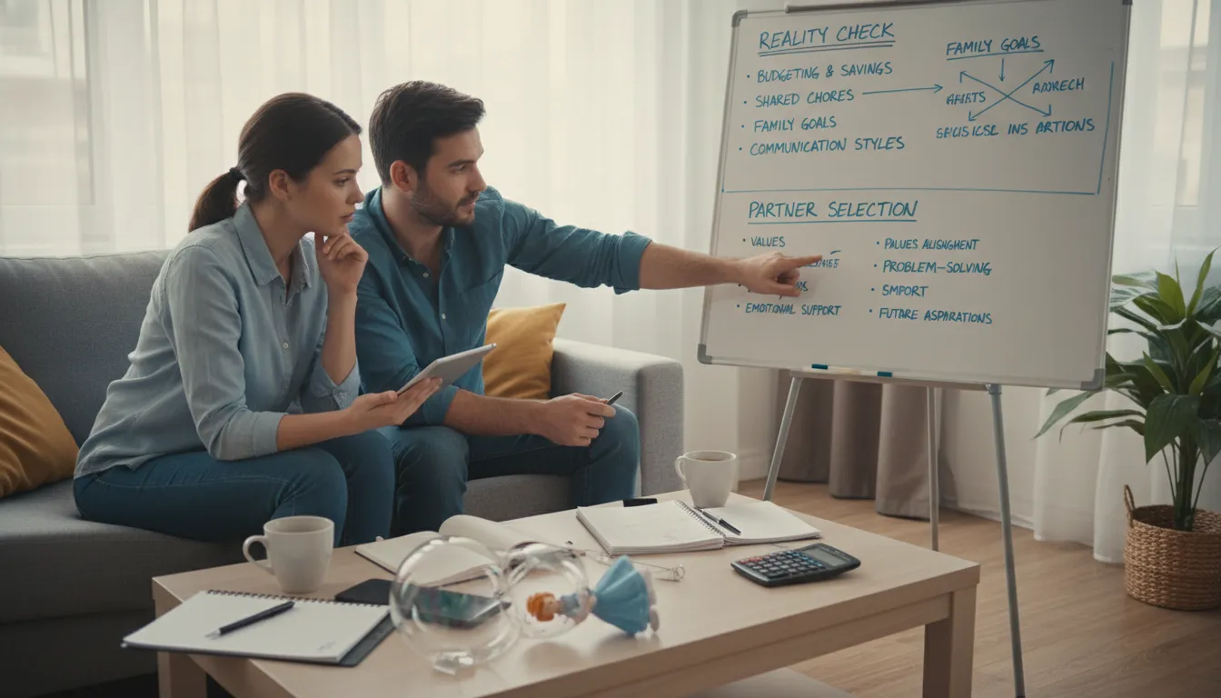 결혼에 대한 막연한 환상을 버리고 현실적인 결혼 준비를 돕는 체크리스트와 배우자 선택 시 고려해야 할 점