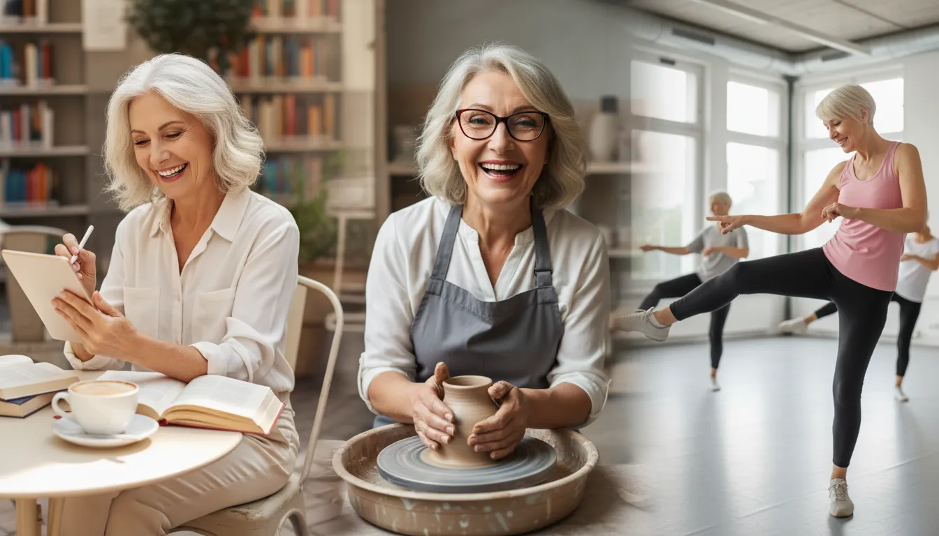 나이가 들어도 호기심을 잃지 않고 끊임없이 배우며 성장하는 액티브 시니어 여성들의 열정적인 라이프스타일